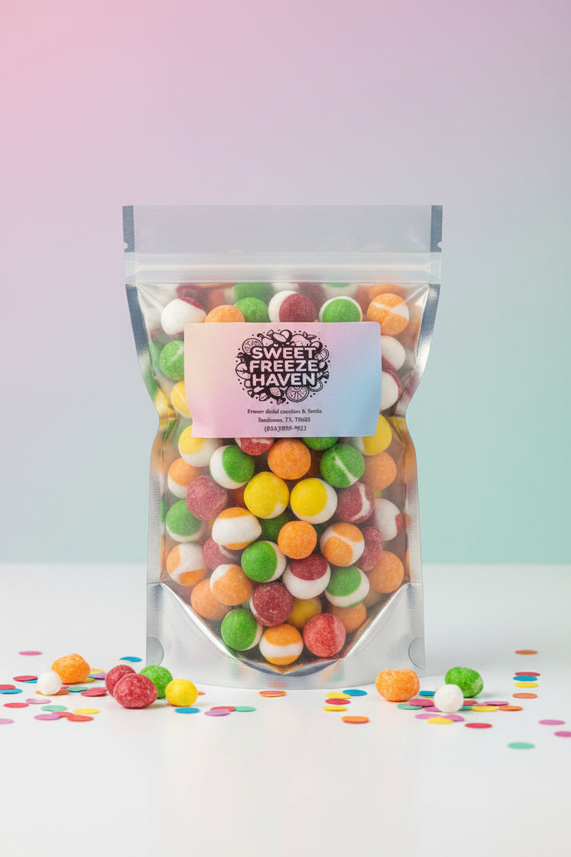 Freeze-Dried Sour Rainbow Cruchies (Medium)